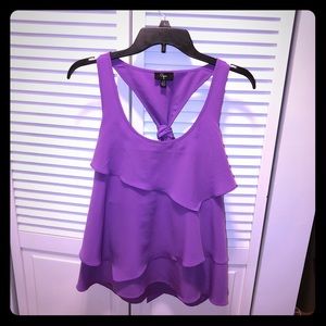 Purple Racer Back Tank by Aqua (M)